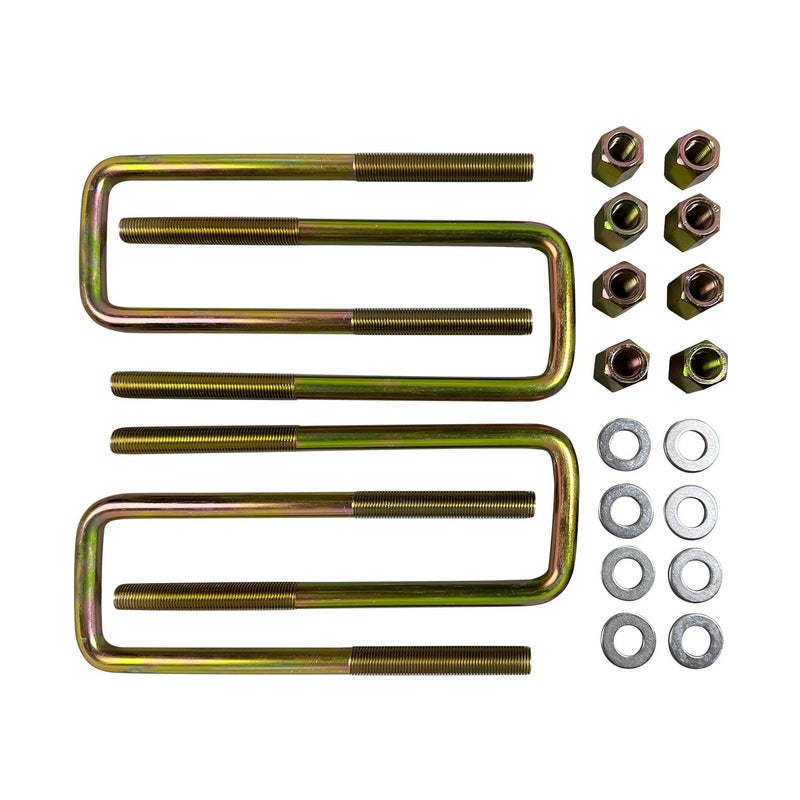 IBESTWOLF Square U-Bolts with Hardware 2.5"" Wide Leaf Springs 8.75"" Long Replacement for 1988-2019 Chevy Silverado GMC Sierra 1500 - Image 2